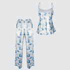 Піжама жіноча (майка + штани) DKaren Dk-Kc L Блакитна (5903251424517) - зображення 4