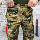 Мужские зимние брюки SoftShell / Штаны "luna" с поясом на резинке мультикам размер M - изображение 5