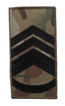 Шеврон погон Tactic4Profi вишивка Старший Майстер-сержант ЗСУ мультикам (10*5) - зображення 1