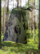 Дождевик (пончо) плащ-палатка (тент) военный тактический с чехлом Delta Plus мультикам - изображение 11