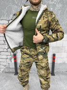 Тактичний зимовий теплий військовий комплект Sparka ( Куртка + Штани ), Камуфляж: Мультикам, Розмір: M - зображення 3