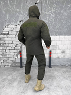 Тактический зимний теплый военный комплект Island ( Куртка + Штаны ), Камуфляж: Олива, Размер: XL - изображение 2