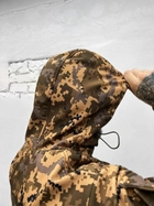 Тактический зимний теплый военный комплект Short ( Куртка + Штаны ), Камуфляж: Пиксель, Размер: XXL - изображение 9