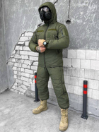 Тактичний зимовий теплий військовий комплект Dirty ( Куртка + Штани ), Камуфляж: Олива, Розмір: L - зображення 3