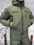 Тактичний зимовий теплий військовий комплект Dirty ( Куртка + Штани ), Камуфляж: Олива, Розмір: XXL - зображення 6