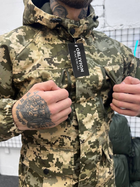 Тактический зимний теплый военный комплект RH-14 ( Куртка + Штаны ), Камуфляж: Пиксель ВСУ, Размер: XXL - изображение 7