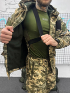 Тактический зимний теплый военный комплект RH-14 ( Куртка + Штаны ), Камуфляж: Пиксель ВСУ, Размер: XXL - изображение 8