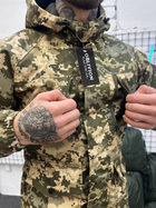 Тактичний зимовий теплий військовий комплект RH-14 ( Куртка + Штани ), Камуфляж: Піксель ЗСУ, Розмір: S - зображення 7