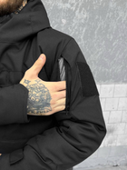 Тактичний зимовий теплий військовий комплект PHR/11 ( Куртка + Штани ), Камуфляж: Чорний, Розмір: XXL - зображення 6