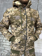Тактичний зимовий теплий військовий комплект PH-12 ( Куртка + Штани ), Камуфляж: Піксель, Розмір: L - зображення 6