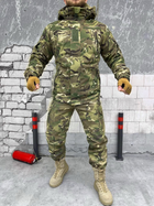 Тактичний зимовий теплий військовий комплект Rebuz ( Куртка + Штани ), Камуфляж: Мультикам, Розмір: XXL - зображення 3