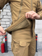 Тактичний зимовий теплий військовий комплект SND ( Куртка + Штани ), Камуфляж: Койот, Розмір: M - зображення 6
