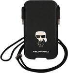 Чохол-сумка Karl Lagerfeld Saffiano Ikonik Karl`s Head Black (3666339018726) - зображення 2