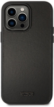 Etui TUMI Leather Balistic Pattern MagSafe do Apple iPhone 14 Pro Black (3666339075019) - obraz 2