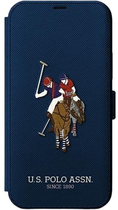 Etui z klapką U.S. Polo Assn Embroidery Collection book do Apple iPhone 12 Pro Max Navy (3700740492321) - obraz 2
