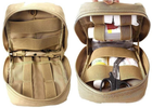 Тактическая аптечка, армейская сумка для медикаментов хаки (228492) - изображение 8