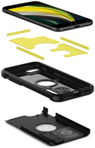 Панель Spigen Tough Armor для Apple iPhone SE 2020/SE 2022 Black (8809685629054) - зображення 3