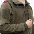Куртка оливковая флисовая тактическая Rothco Spec Ops Tactical Fleece Jacket Olive Drab размер М - изображение 2
