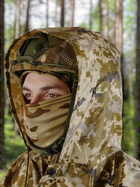 Дождевик (пончо) плащ-палатка (тент) военный тактический с чехлом Delta Plus пиксель - изображение 9