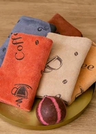 Набір кухонних рушників Coffee (мікрофібра) 5шт. 35x75 см (292)