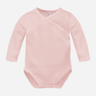 Дитяче боді для дівчинки Pinokio Lovely Day Wrapped Bodysuit LS 50 см Рожеве (5901033313424)