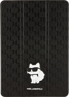 Чохол-книжка Karl Lagerfeld Saffiano Monogram Ikonik KLFC10SAKHPKK для Apple iPad 10.2" Folio Magnet Allover Black (3666339119119)