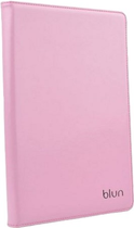 Etui z klapką Blun UNT Universal Book Case with Stand Tablet PC do 8" Różowy (5901737261120) - obraz 1