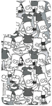Панель Samsung Frame Cover Simpsons для Galaxy S22 Білий (8809672756220) - зображення 1