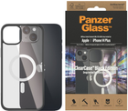 Панель Panzer Glass Clear Case Antibacterial MagSafe для Apple iPhone 14 Plus Чорний (5711724004155) - зображення 1