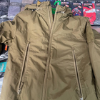Зимняя мужская Куртка Level 7 с Мембраной и Пуховым утеплителем койот размер S - изображение 3