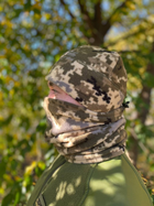 Военная шапка под шлем на флисе 260г/м Пиксель. Размер 58-59 - изображение 3