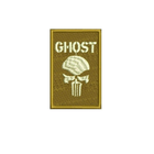 Шеврон на липучці (велкро) Ghost 8х5 см Койот 5027