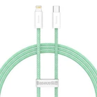 Кабель зарядный Baseus cable for iPhone USB Type C - Lightning Power Delivery 20W 2 м Green (CALD000106)