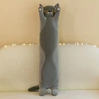 Мягкая игрушка обнимашка антистресс Британский Кот батон 70 см My Kigu Серый (9046)