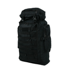 Тактичний рюкзак 70 л чорний - зображення 2