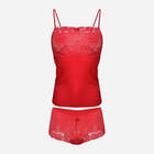 Еротичний комплект (майка + трусики-шорти) жіночий DKaren Dafne M Червоний (5900652528325) - зображення 2