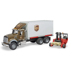 Zestaw gier Bruder - Mack Granite UPS Logistics Truck With Forklift (4001702028282) - obraz 2