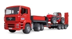 Модель Bruder Tractor Man Tga з причепом і Manitou MLT 633 telehandler (4001702027742) - зображення 3