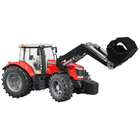 Zestaw gier z figurkami Bruder - Massey Ferguson 7624 with frontloader (4001702030476) - obraz 1