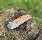 Охотничий нож Browning 374 дерево 21 см - изображение 5
