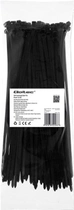 Кабельні стяжки Qoltec Nylon UV 4.8 x 250 мм 100 шт Black (5901878522067) - зображення 1