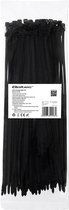 Кабельні стяжки Qoltec Nylon UV 4.8 x 300 мм 100 шт Black (5901878522081) - зображення 1
