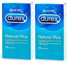 Презервативи Durex Love Sex Natural Plus 24 шт. (8410104603441) - зображення 1