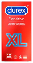 Prezerwatywy Durex Sensitive Soft Sensitive Xl 10 szt. (8428076000410) - obraz 1