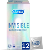 Презервативи Durex Invisible Extra Thin Condoms 12 шт. (8428076000342)