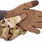 Тактичні рукавички закриті мультикам із сенсором ЗСУ повнопалі армійські рукавички з пальцями тактичні L - изображение 2
