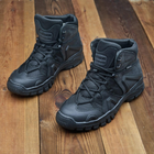Зимові чорні тактичні прошиті кросівки 39 (26 см) - зображення 3