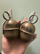 Імітаційно-тренувальні гранати страйкбольні Pyrosoft РГД-5 Pyro-5 горох, ящик по 12 штук, 1561865535 - зображення 3