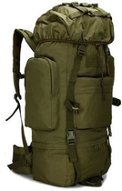 Тактичний армійський рюкзак з дощовиком Combat S1645406 хакі - зображення 4