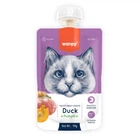 Влажный корм для кошек Wanpy Крем-пюре Duck & Pumkin с уткой и тыквой 90 г